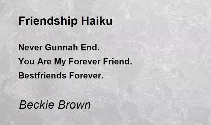 Japanese Haiku About Friendship
